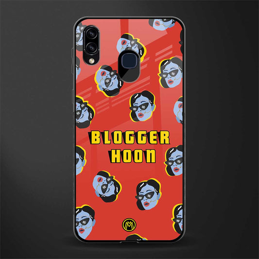 blogger hoon glass case for samsung galaxy a30 image