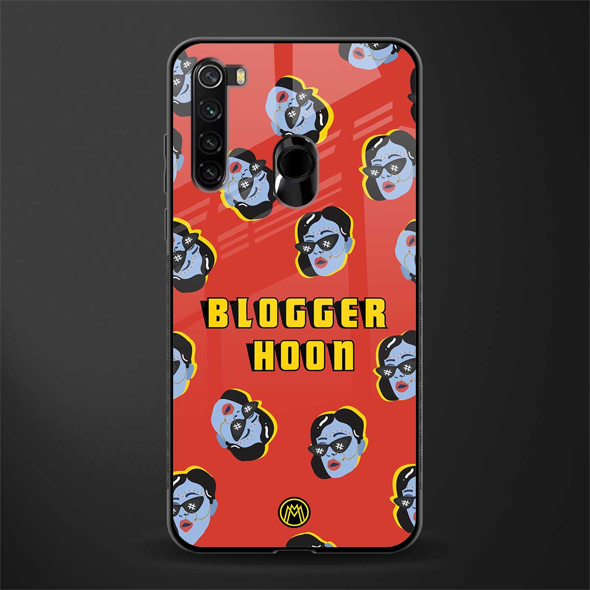 blogger hoon glass case for redmi note 8 image