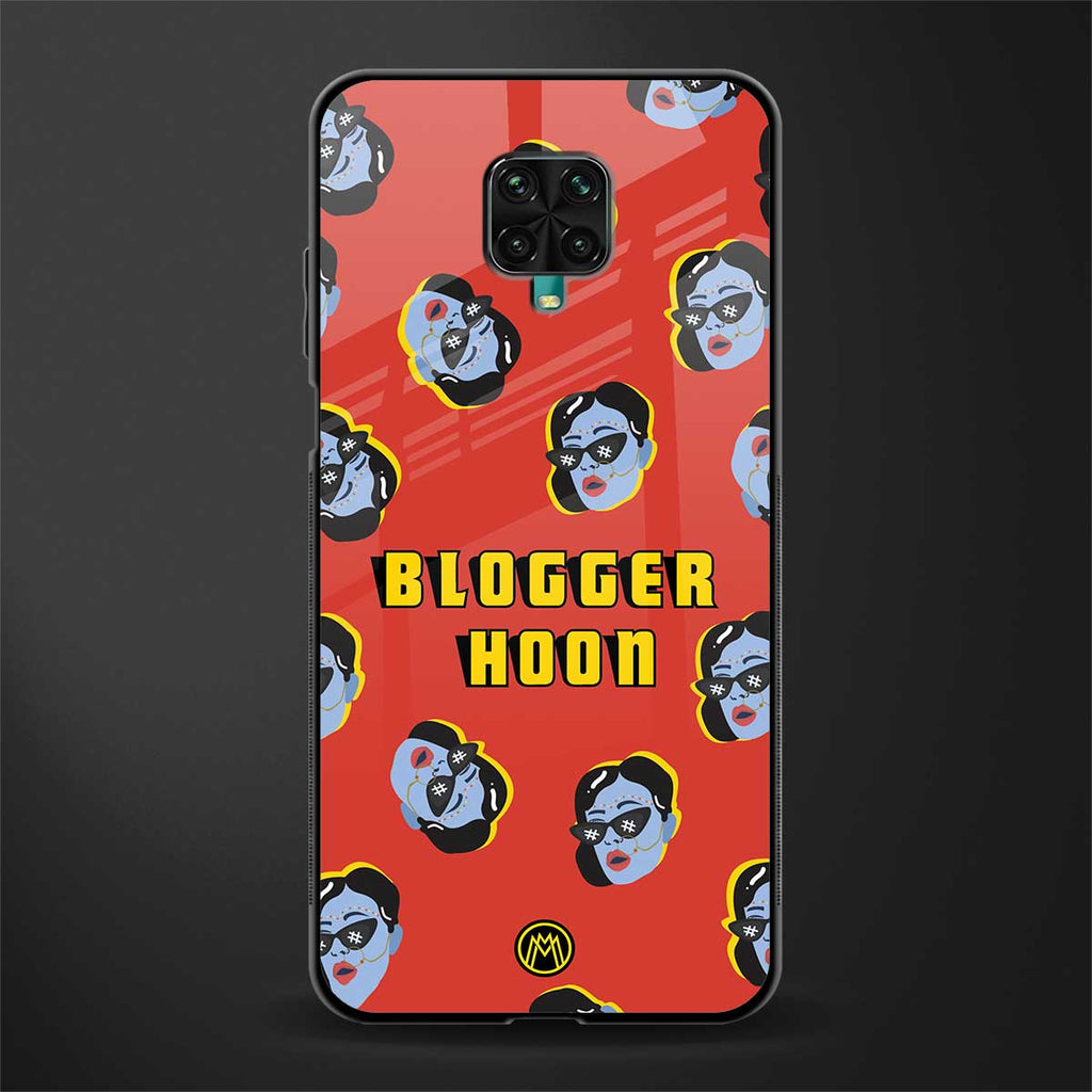blogger hoon glass case for redmi note 9 pro image