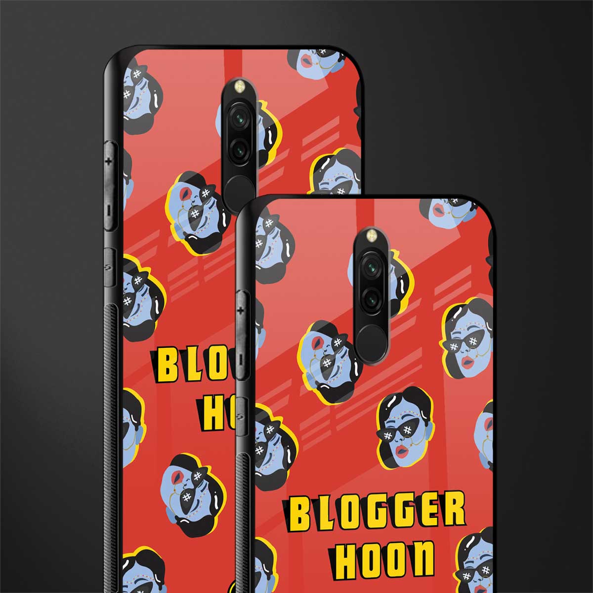 blogger hoon glass case for redmi 8 image-2