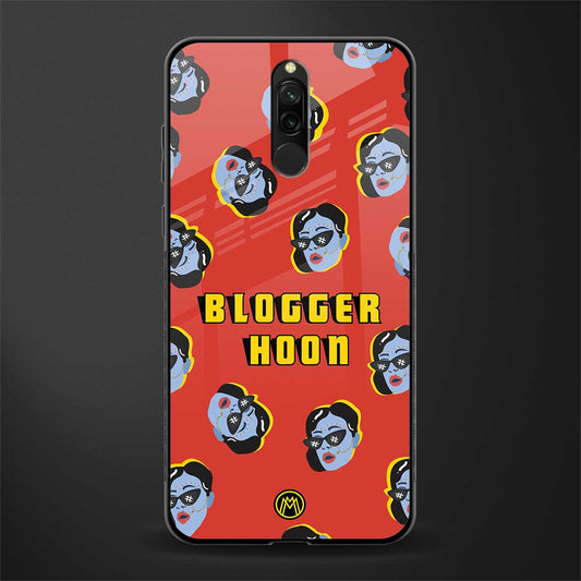 blogger hoon glass case for redmi 8 image