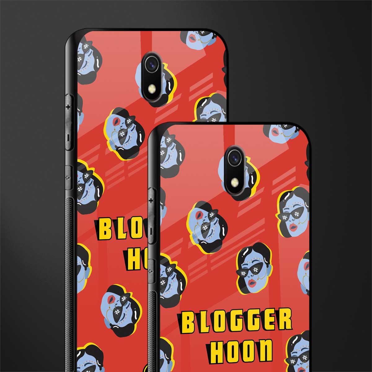 blogger hoon glass case for redmi 8a image-2