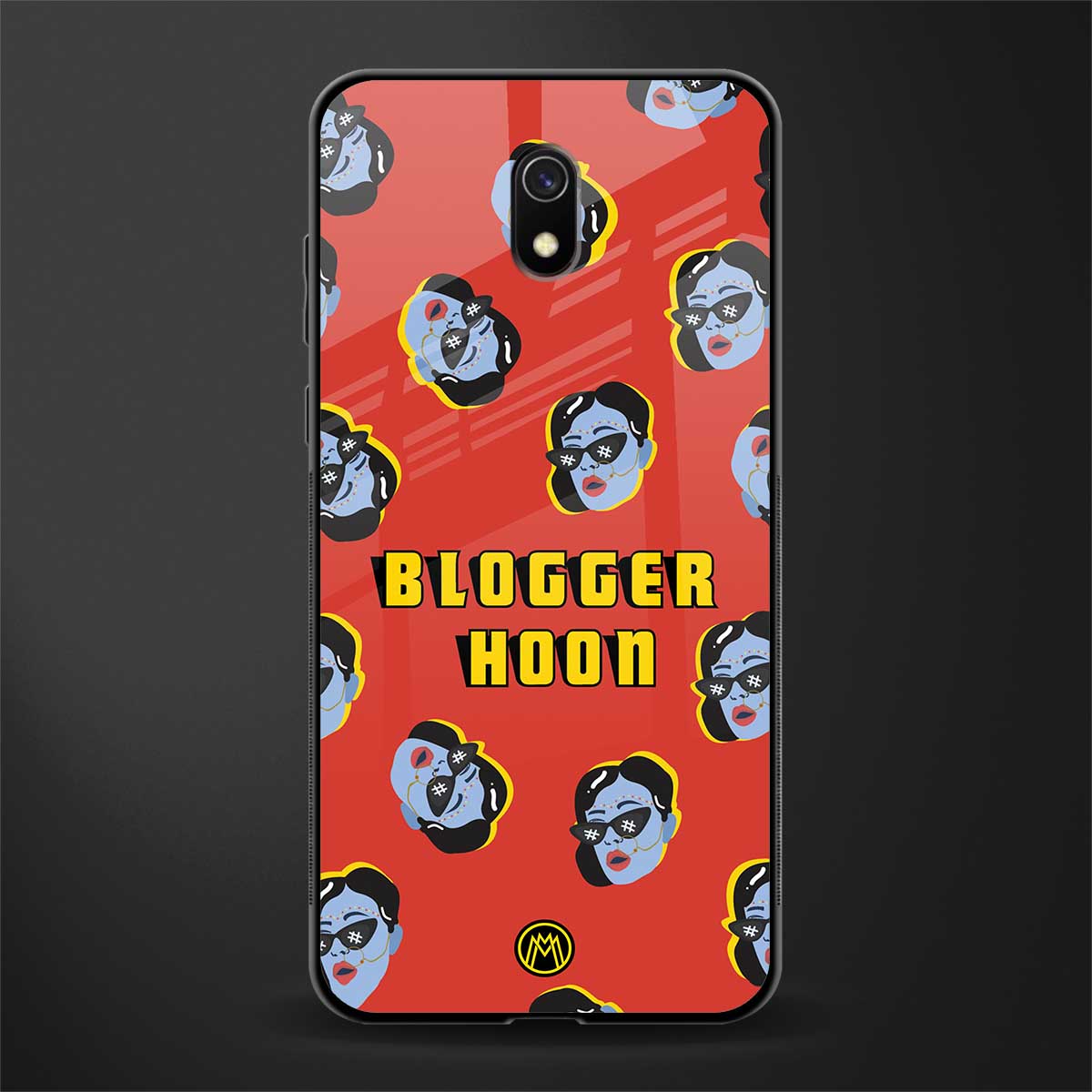 blogger hoon glass case for redmi 8a image