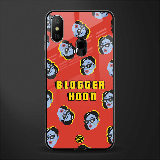 blogger hoon glass case for redmi 6 pro image