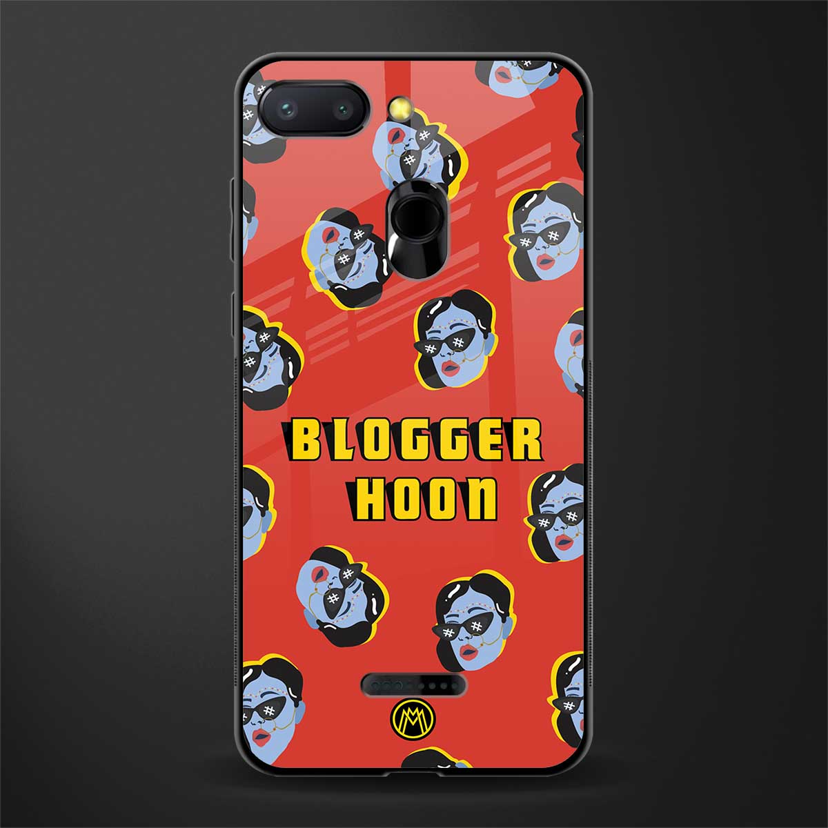 blogger hoon glass case for redmi 6 image