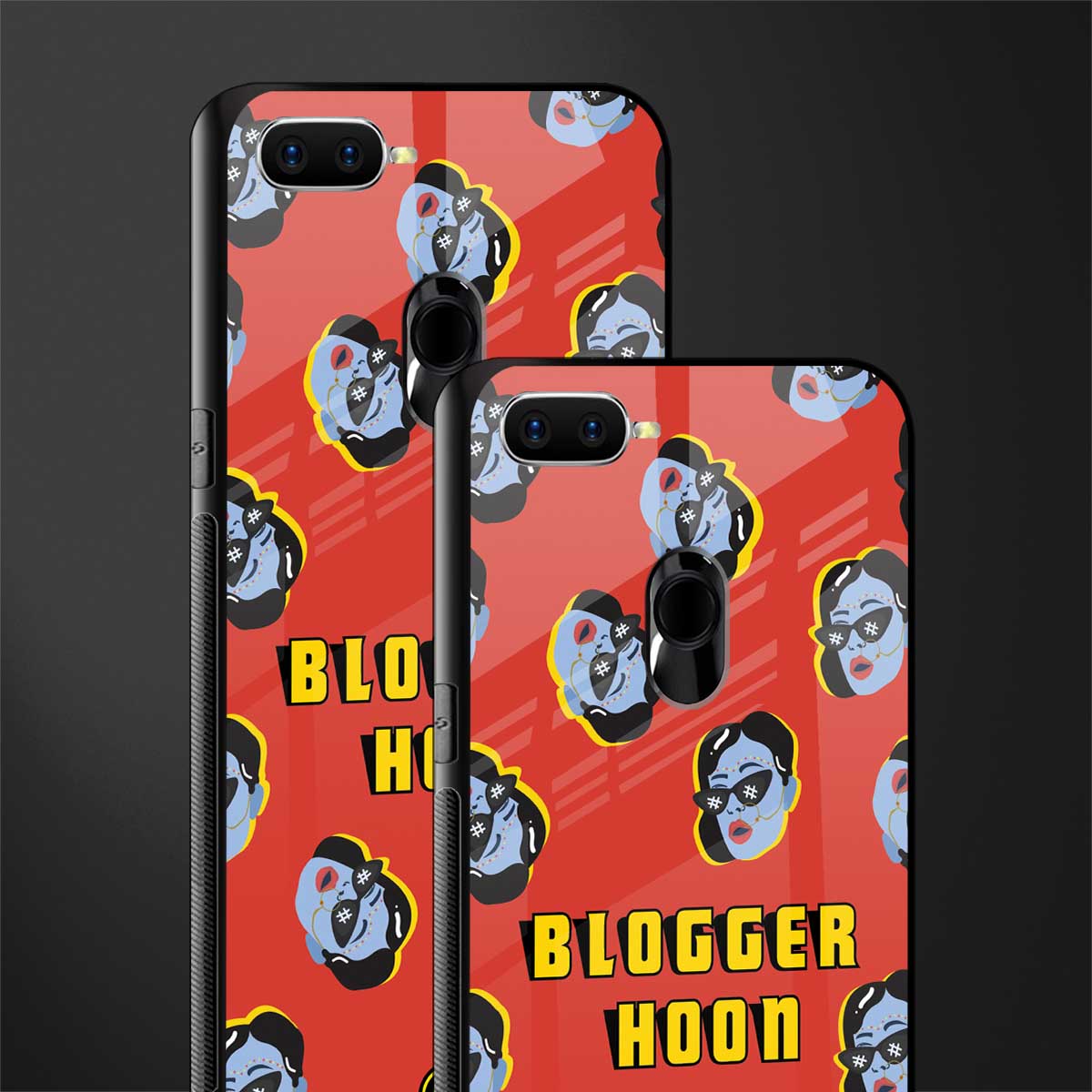 blogger hoon glass case for oppo a7 image-2