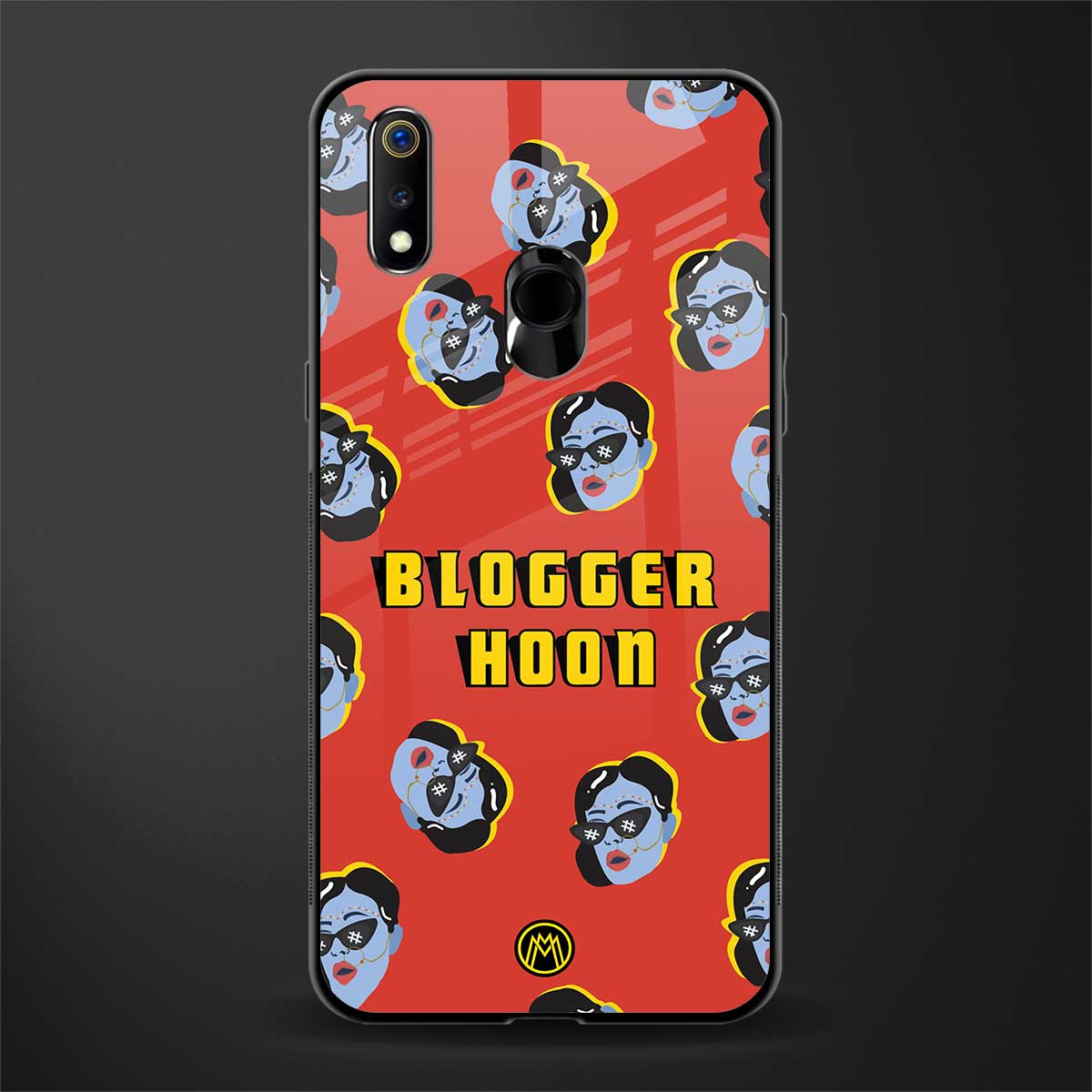 blogger hoon glass case for realme 3 image