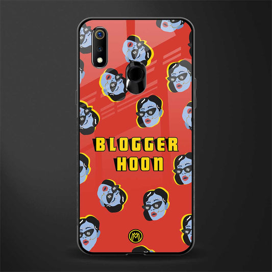 blogger hoon glass case for realme 3i image