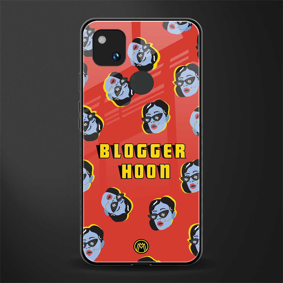 blogger hoon back phone cover | glass case for google pixel 4a 4g