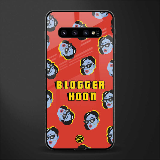 blogger hoon glass case for samsung galaxy s10 plus image