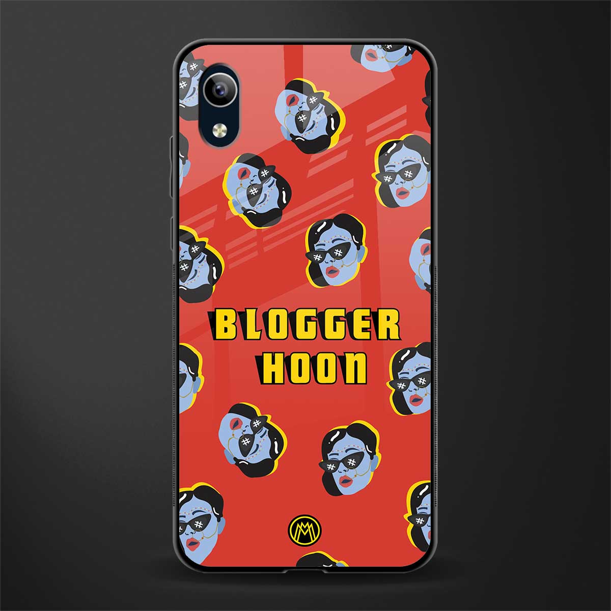 blogger hoon glass case for vivo y1s without fingerprint image
