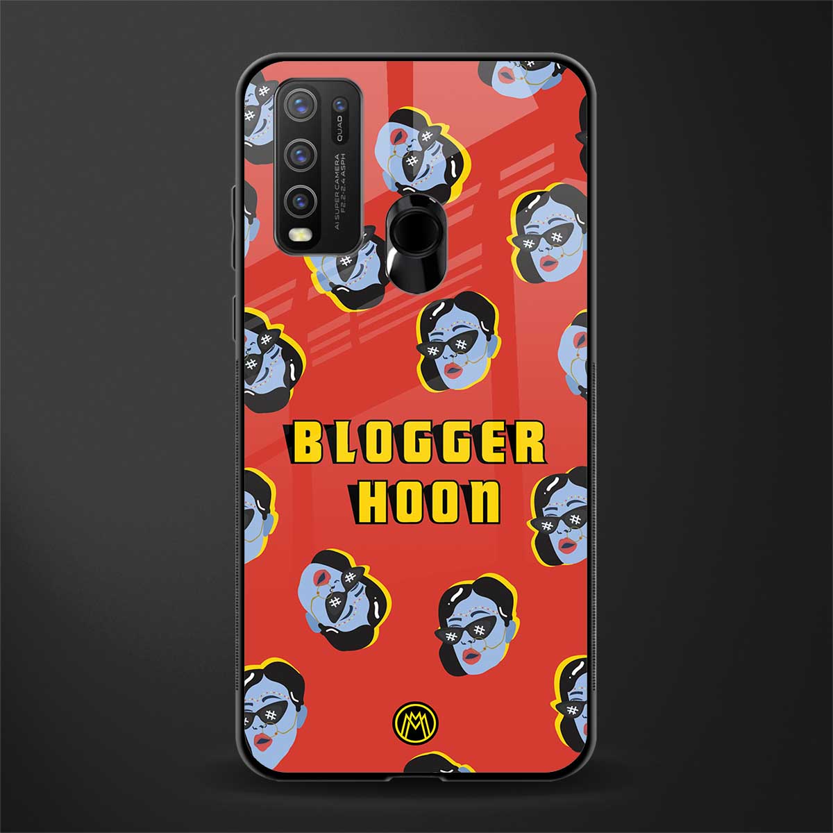 blogger hoon glass case for vivo y50 image