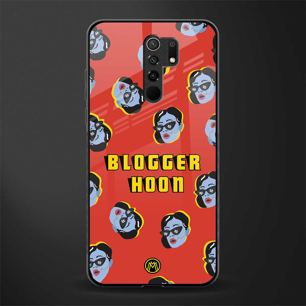blogger hoon glass case for redmi 9 prime image