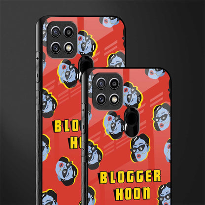 blogger hoon glass case for oppo a15s image-2