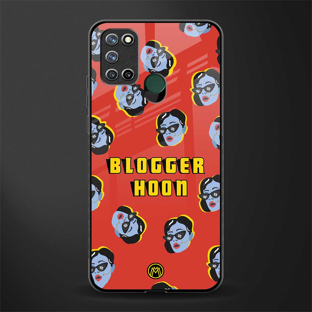 blogger hoon glass case for realme 7i image