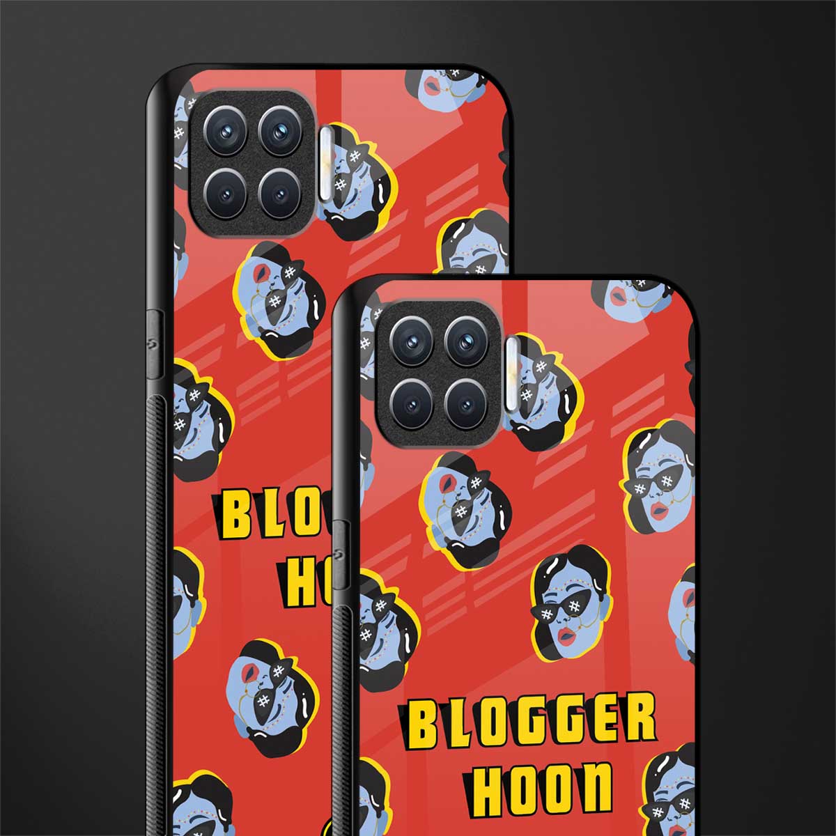 blogger hoon glass case for oppo f17 pro image-2