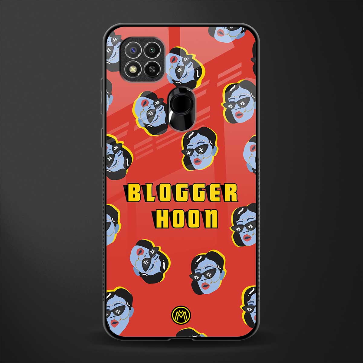 blogger hoon glass case for redmi 9 image