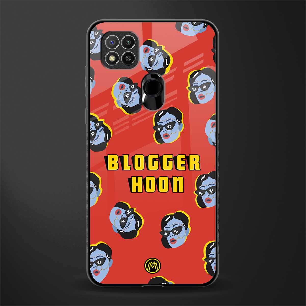 blogger hoon glass case for redmi 9c image