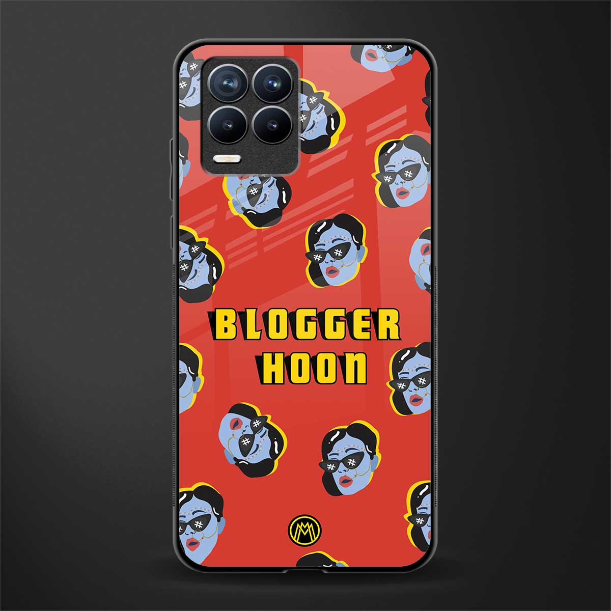 blogger hoon glass case for realme 8 4g image