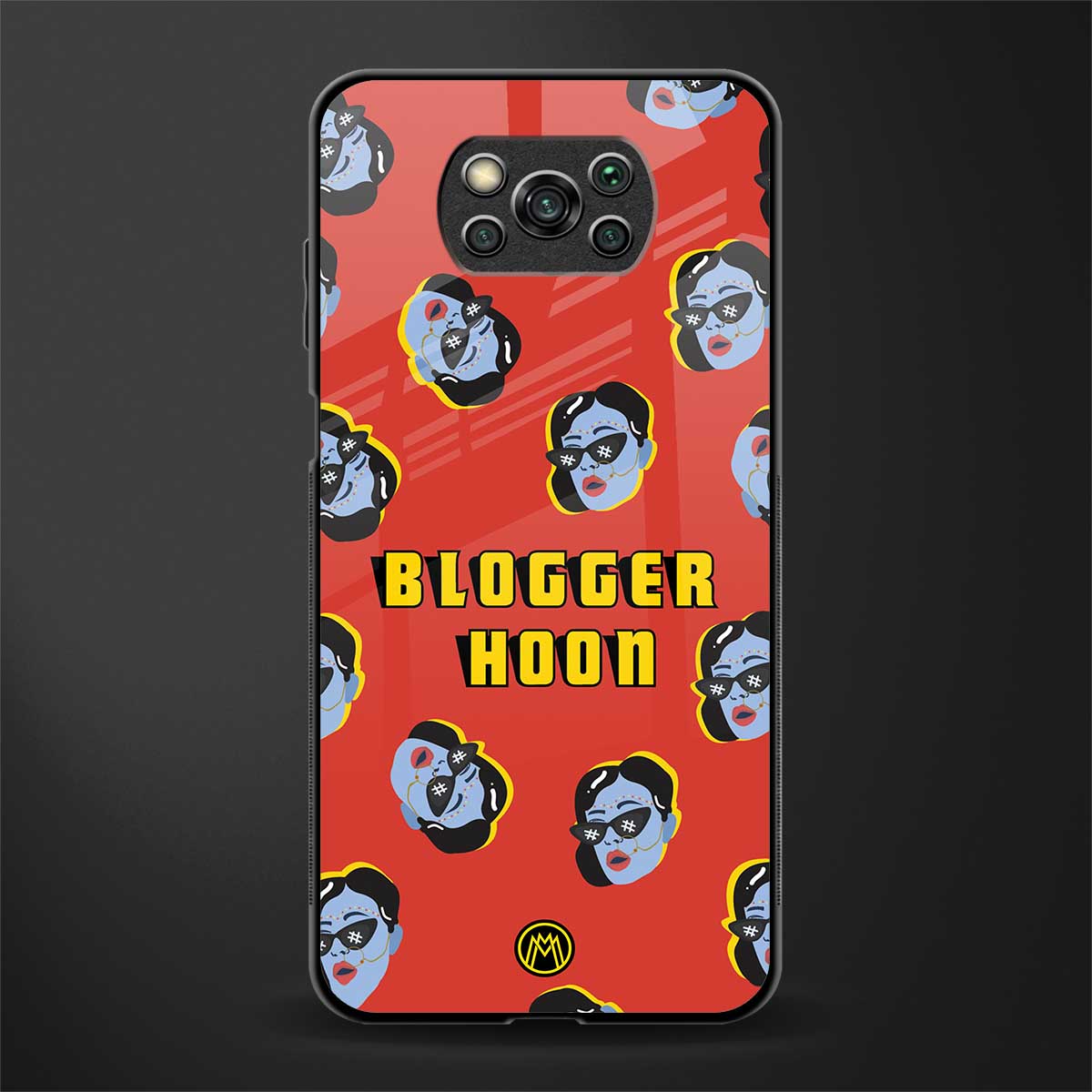 blogger hoon glass case for poco x3 pro image