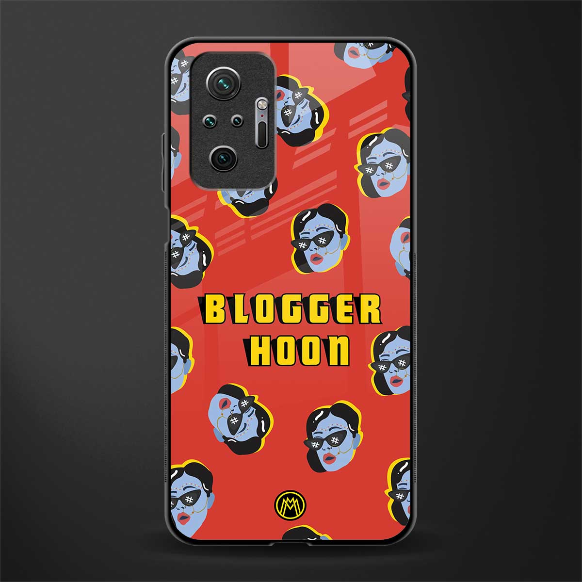 blogger hoon glass case for redmi note 10 pro image