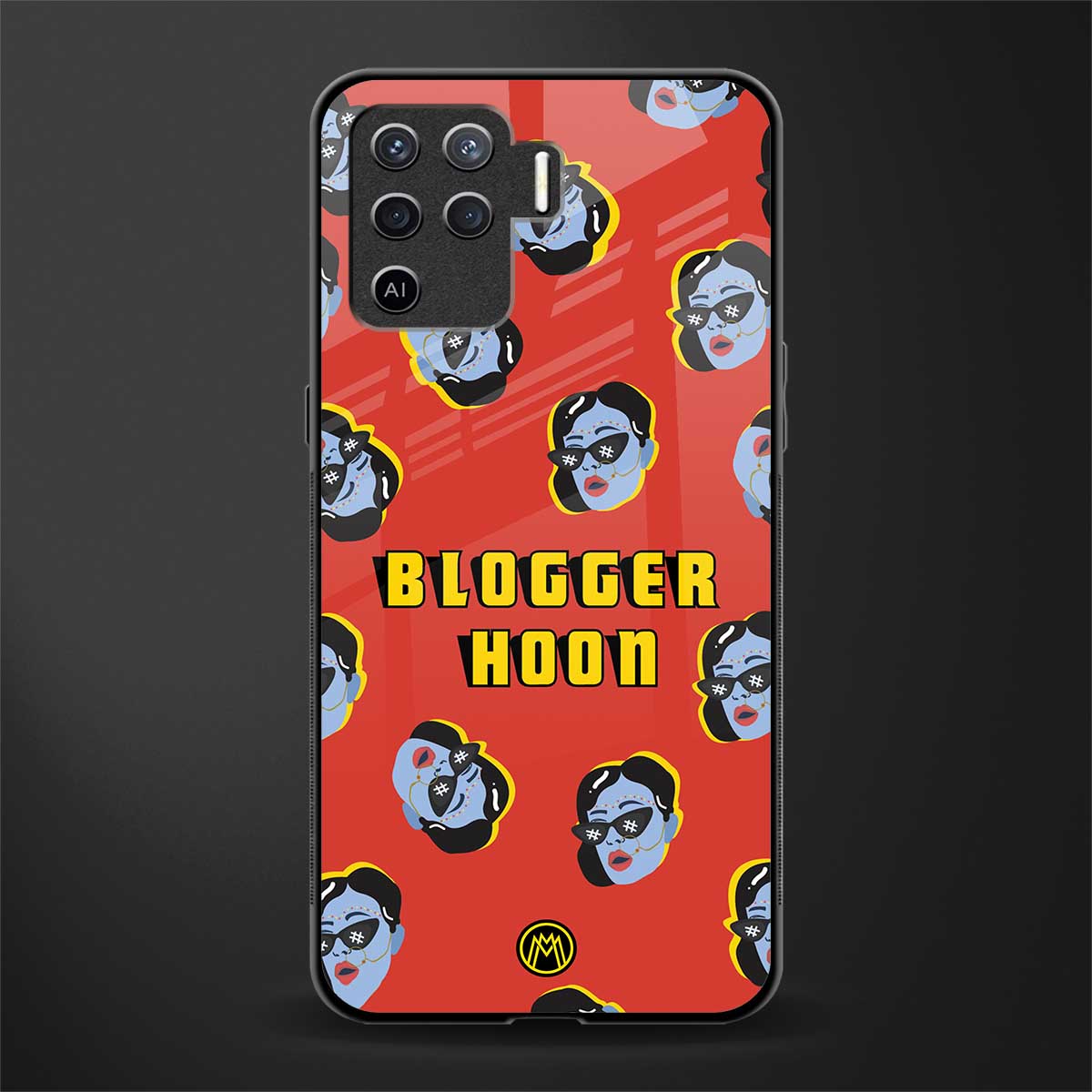 blogger hoon glass case for oppo f19 pro image