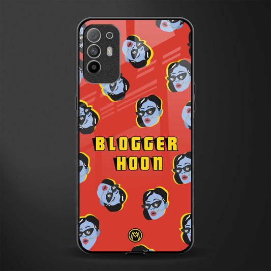 blogger hoon glass case for oppo f19 pro plus image