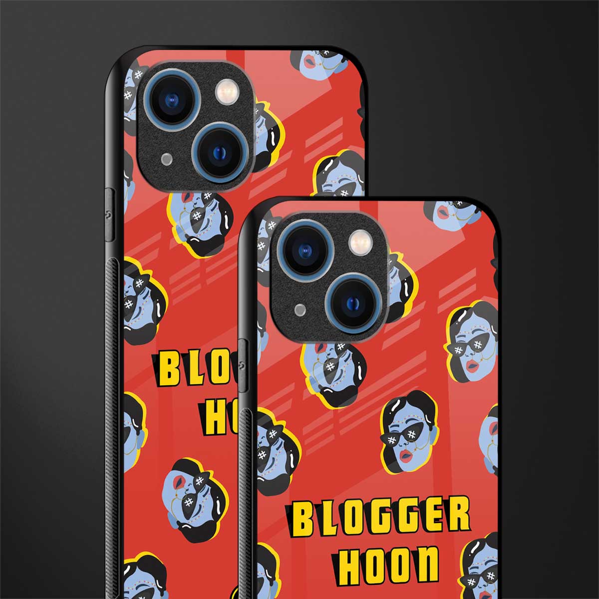 blogger hoon glass case for iphone 13 mini image-2