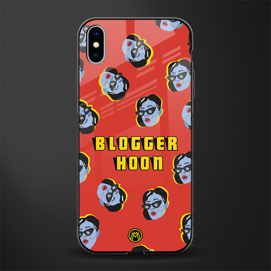blogger hoon glass case for iphone xs max image