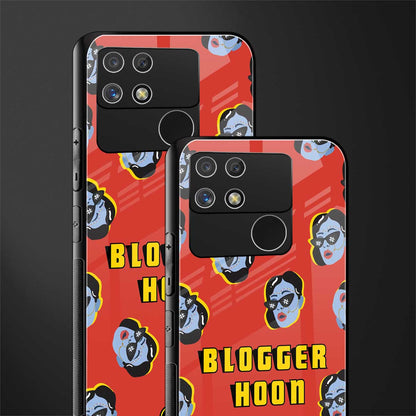 blogger hoon back phone cover | glass case for realme narzo 50a