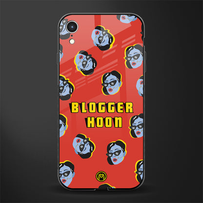 blogger hoon glass case for iphone xr image