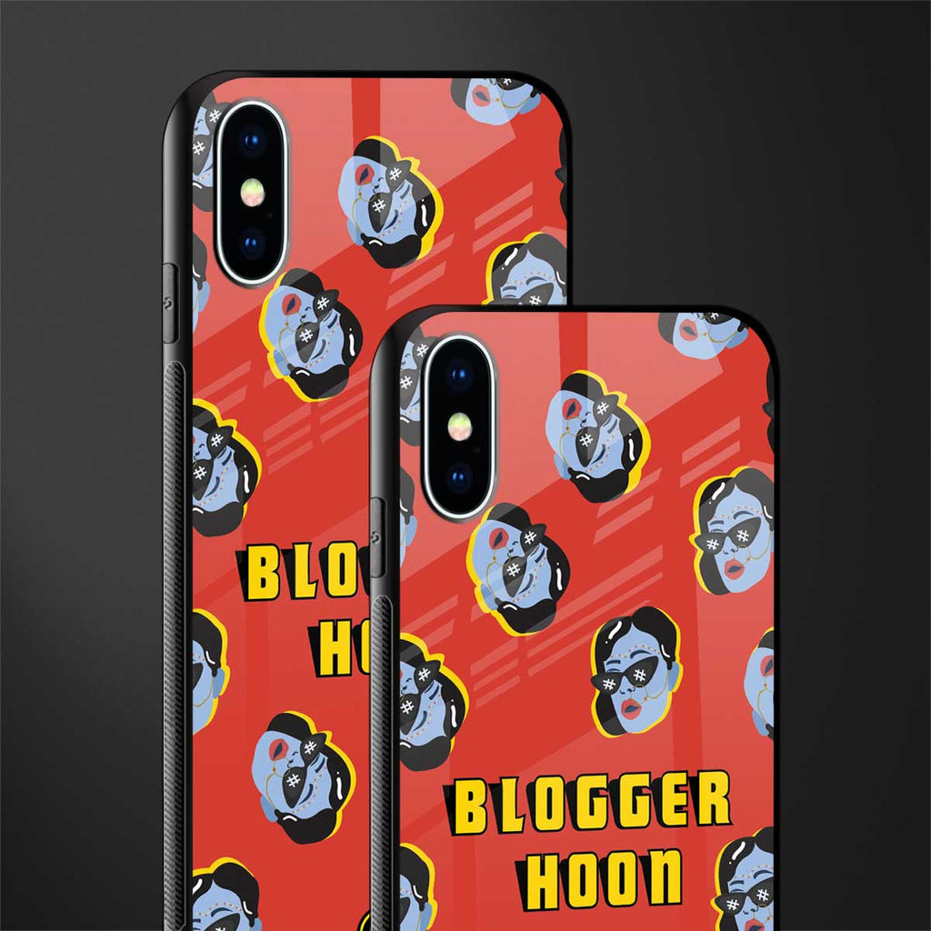 blogger hoon glass case for iphone xs image-2