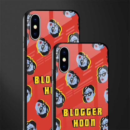 blogger hoon glass case for iphone xs image-2