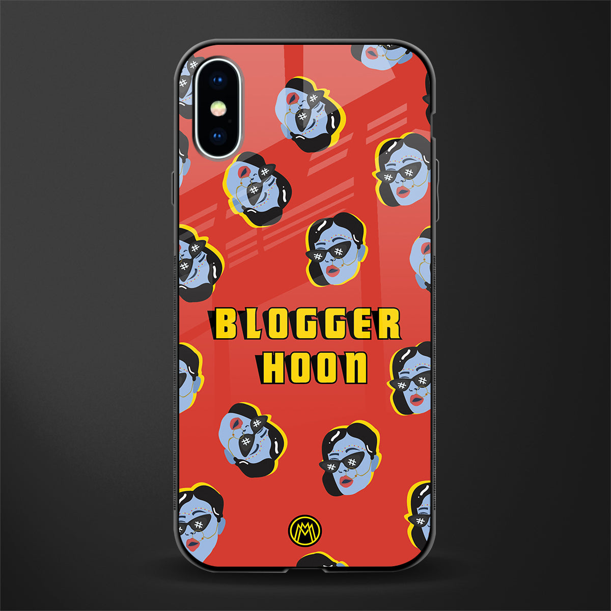 blogger hoon glass case for iphone xs image