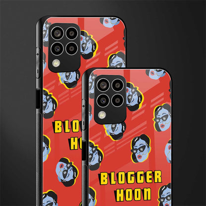 blogger hoon back phone cover | glass case for samsung galaxy m33 5g