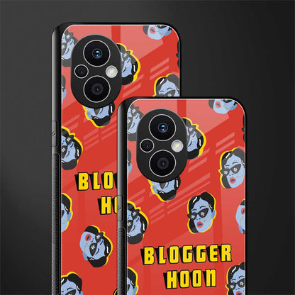 blogger hoon back phone cover | glass case for oppo f21 pro 5g