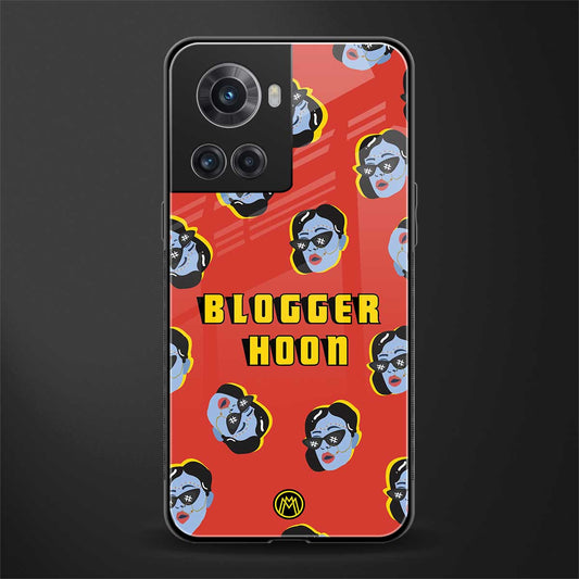 blogger hoon back phone cover | glass case for oneplus 10r 5g