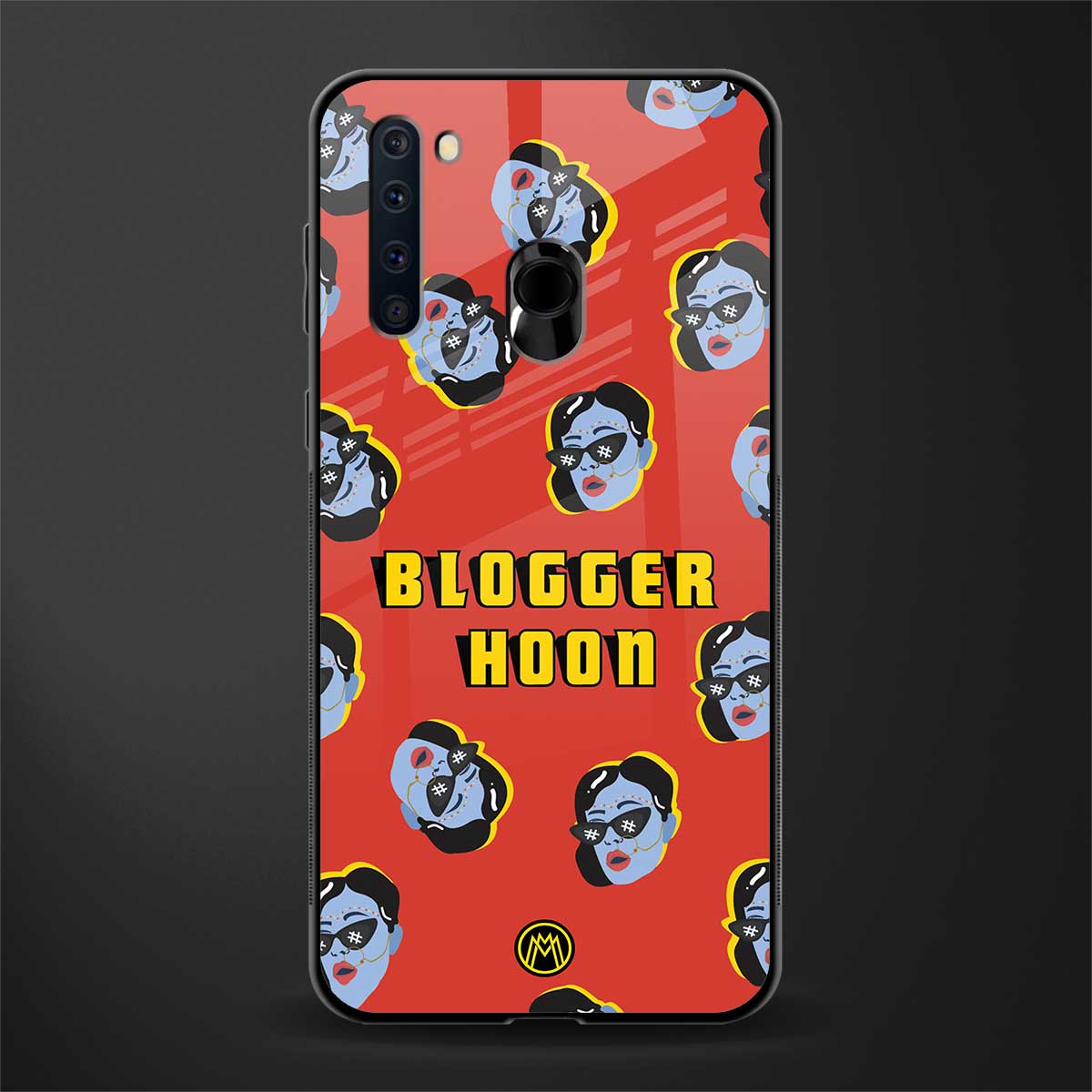 blogger hoon glass case for samsung a21 image