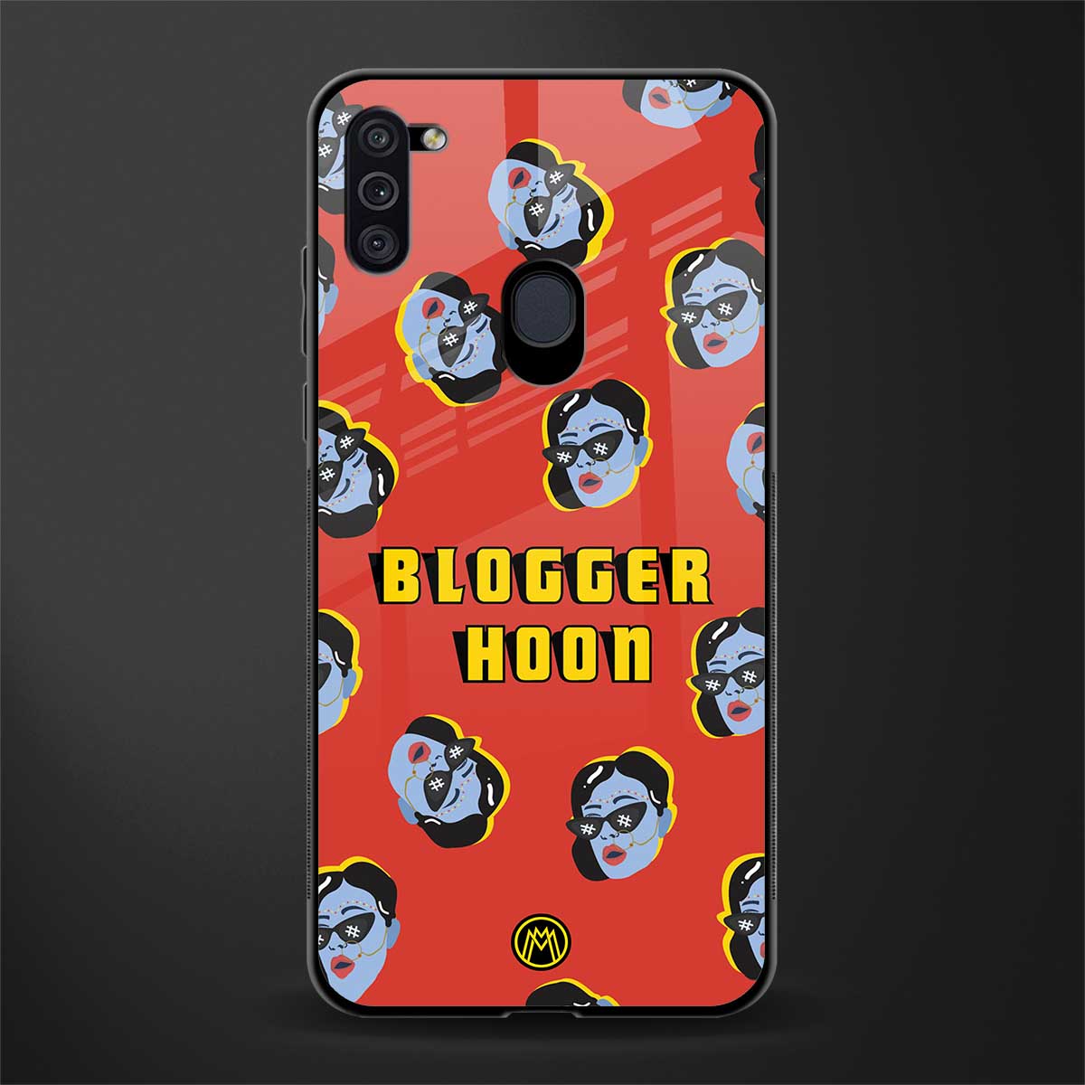 blogger hoon glass case for samsung galaxy m11 image