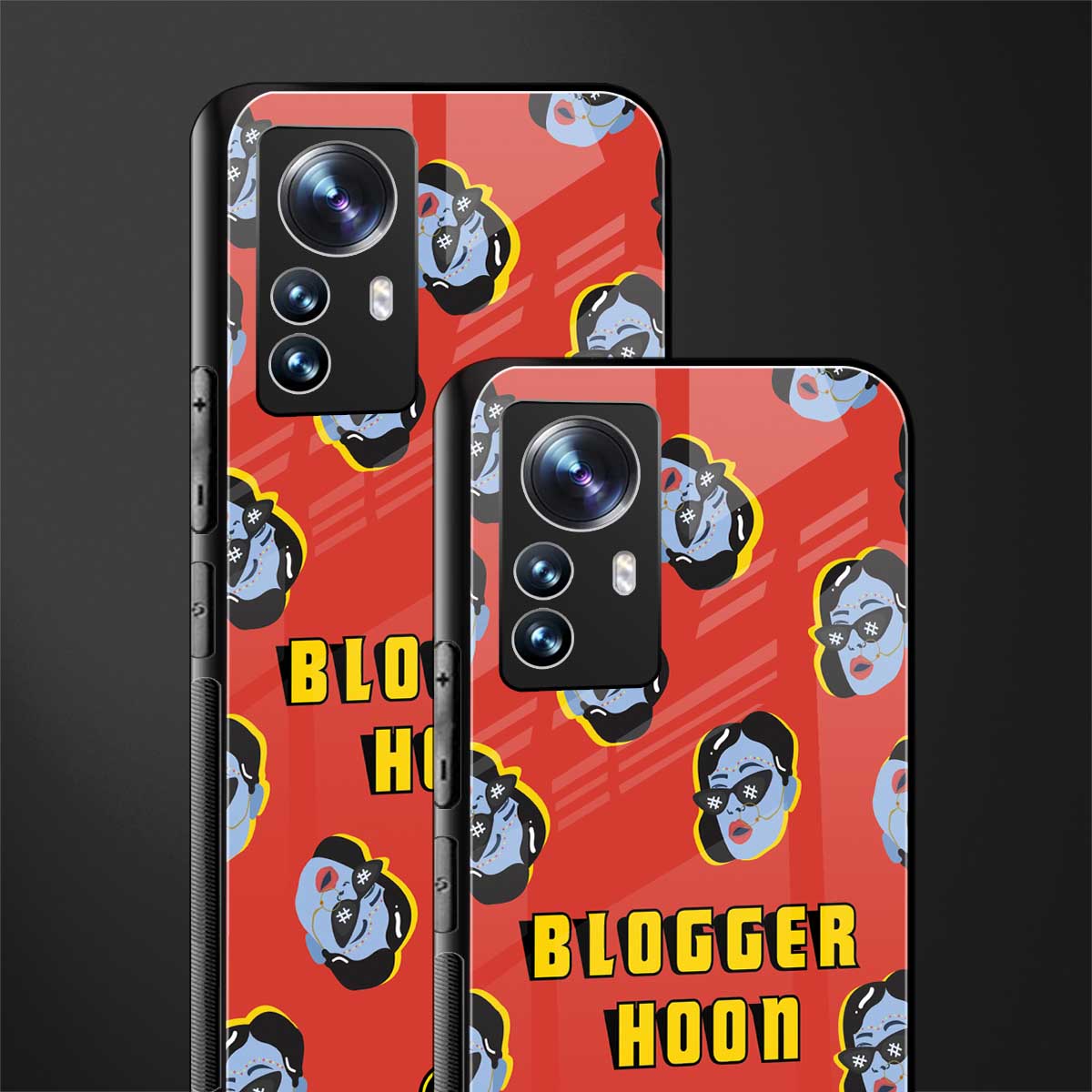 blogger hoon back phone cover | glass case for xiaomi 12 pro