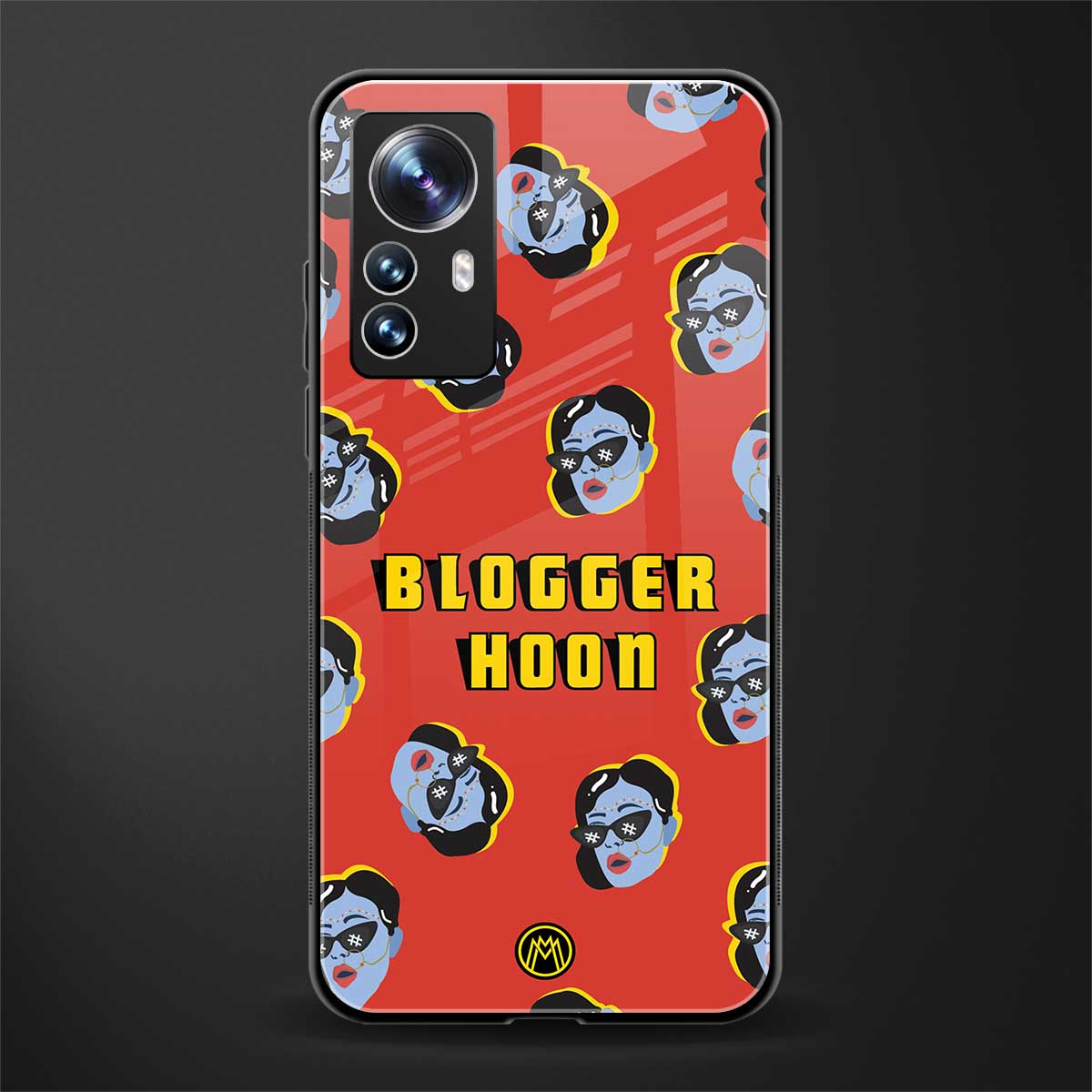 blogger hoon back phone cover | glass case for xiaomi 12 pro