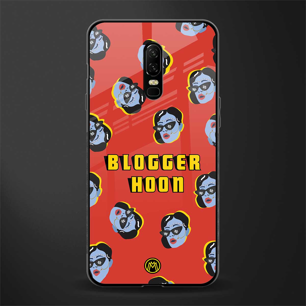 blogger hoon glass case for oneplus 6 image