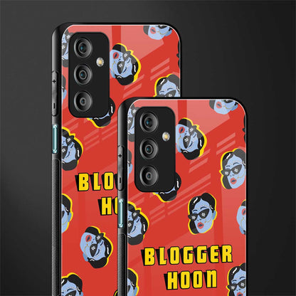 blogger hoon back phone cover | glass case for samsung galaxy f23 5g