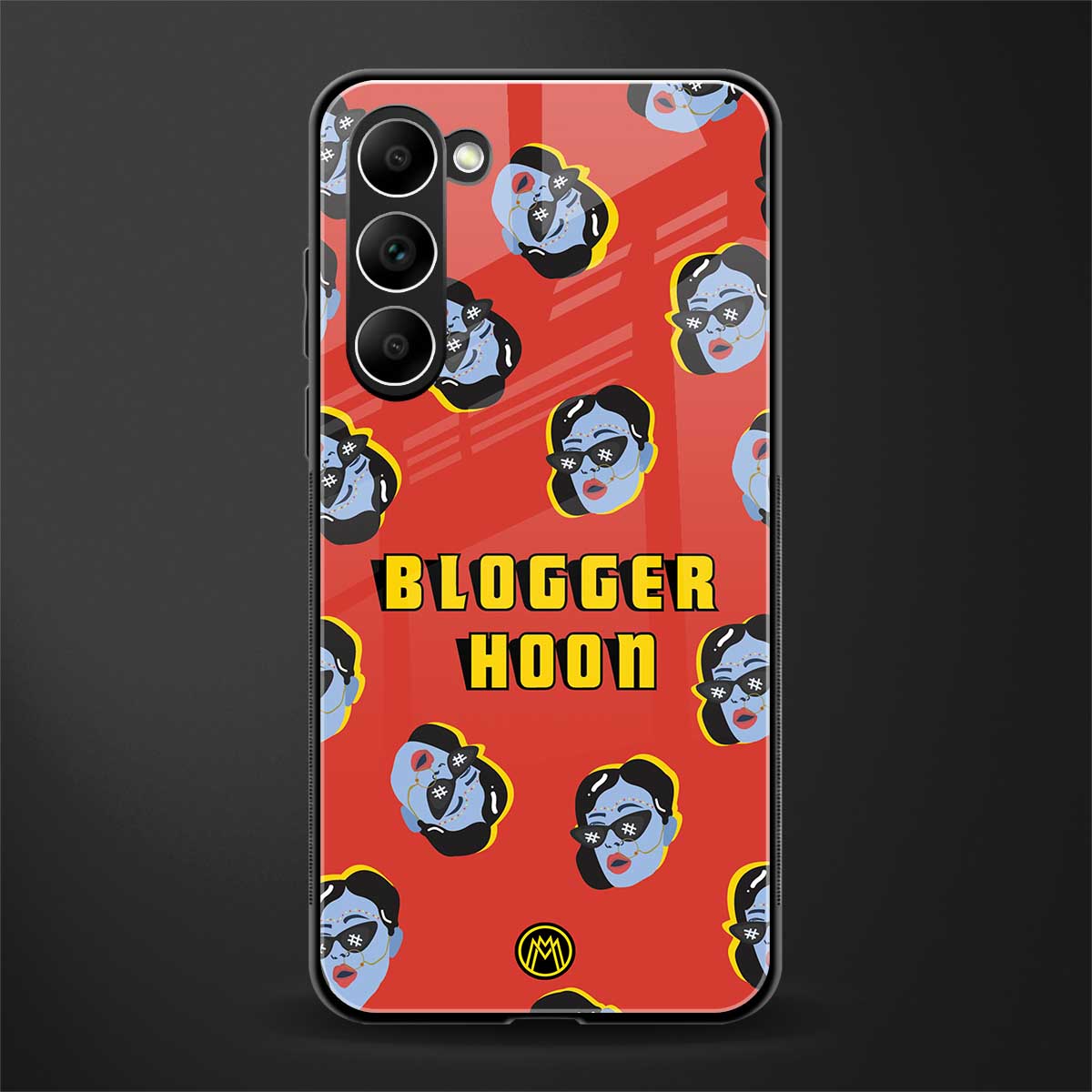 blogger hoon glass case for phone case | glass case for samsung galaxy s23 plus