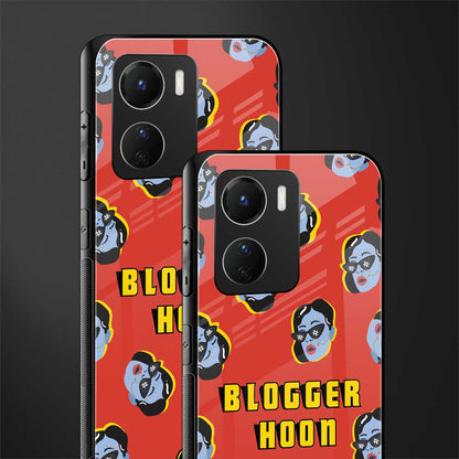blogger hoon back phone cover | glass case for vivo y16