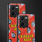 blogger hoon back phone cover | glass case for vivo y35 4g
