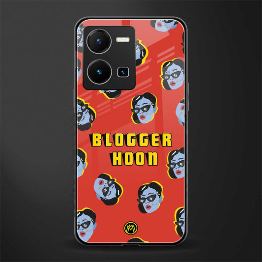 blogger hoon back phone cover | glass case for vivo y35 4g