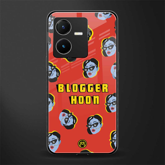 blogger hoon back phone cover | glass case for vivo y22