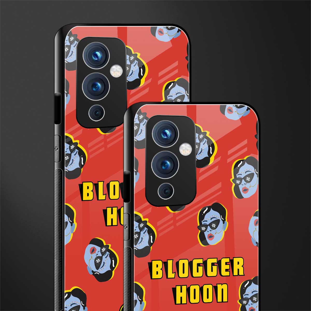 blogger hoon back phone cover | glass case for oneplus 9