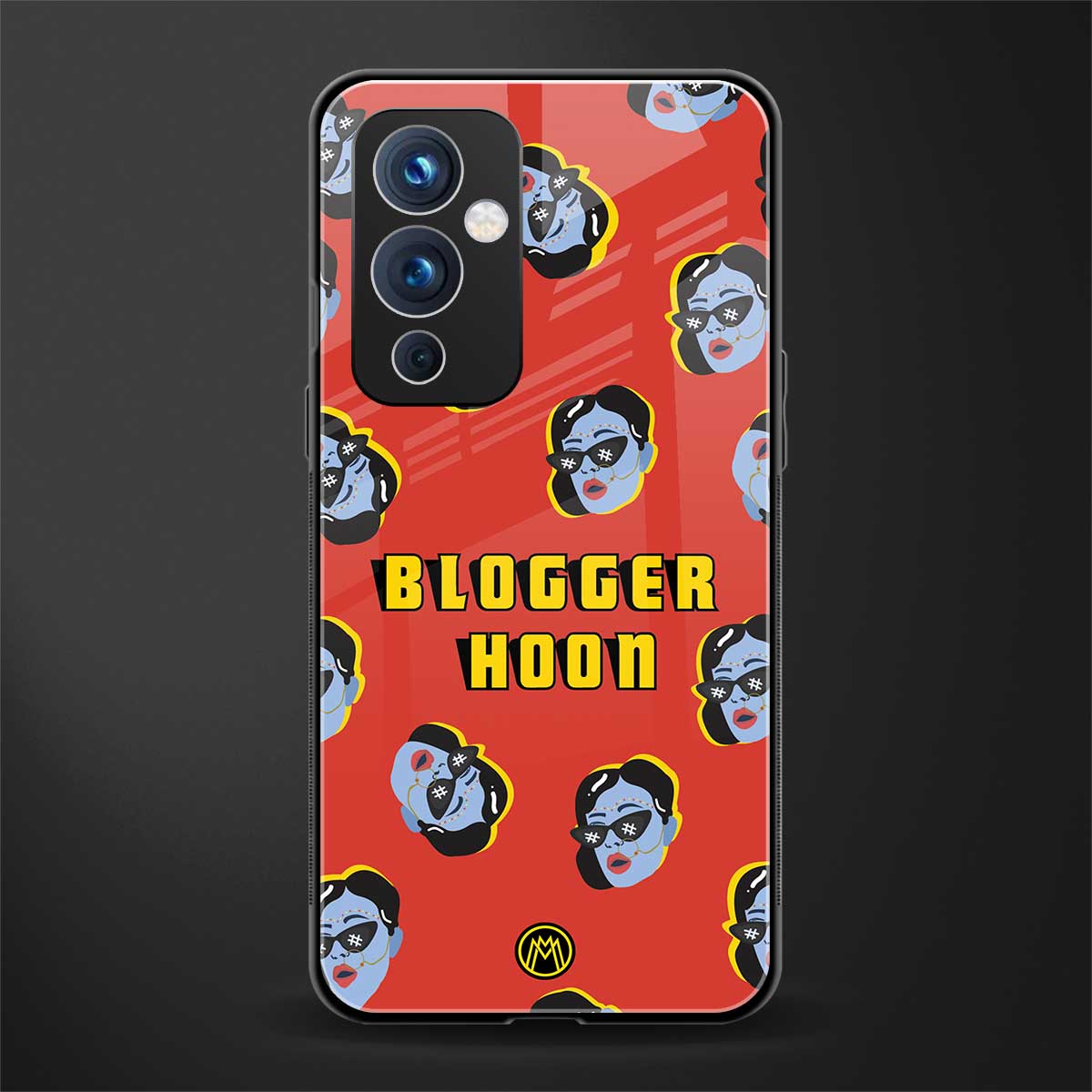 blogger hoon back phone cover | glass case for oneplus 9